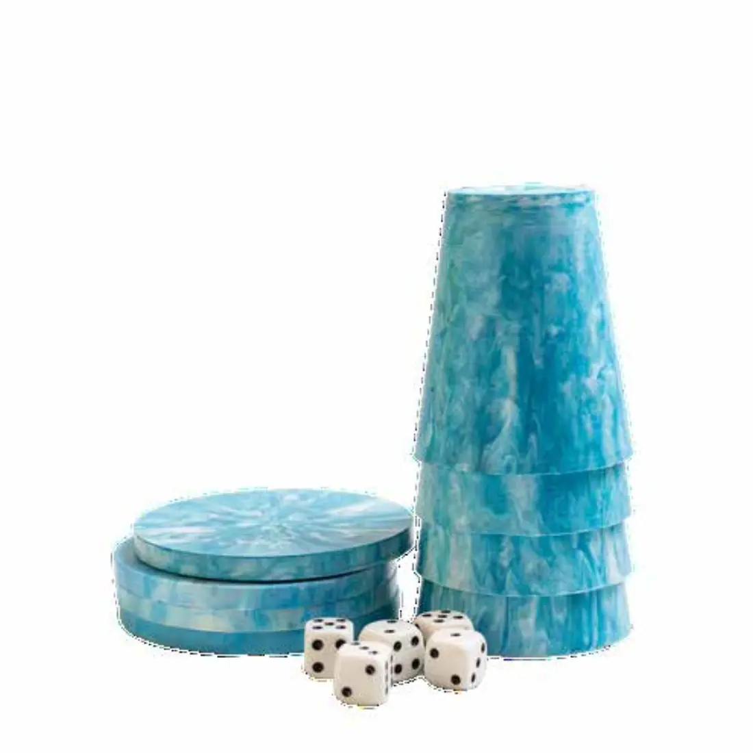Set de posavasos de plástico reciclado